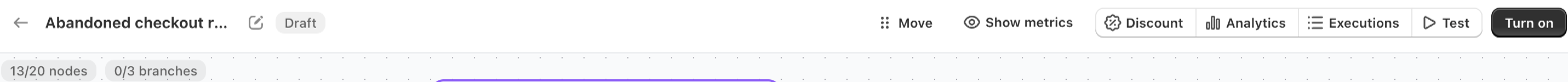 Builder toolbar